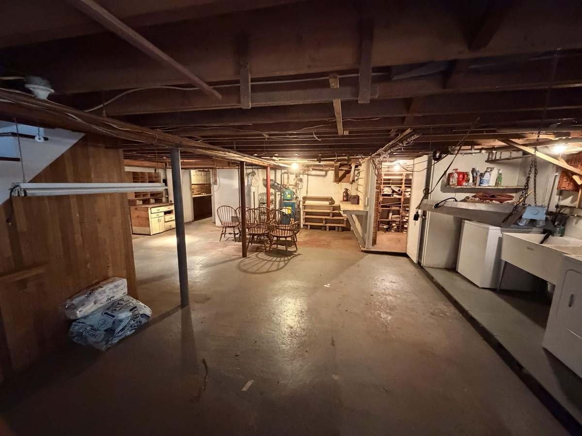 Full basement cleanout — after Apex Junk Removal completed the work